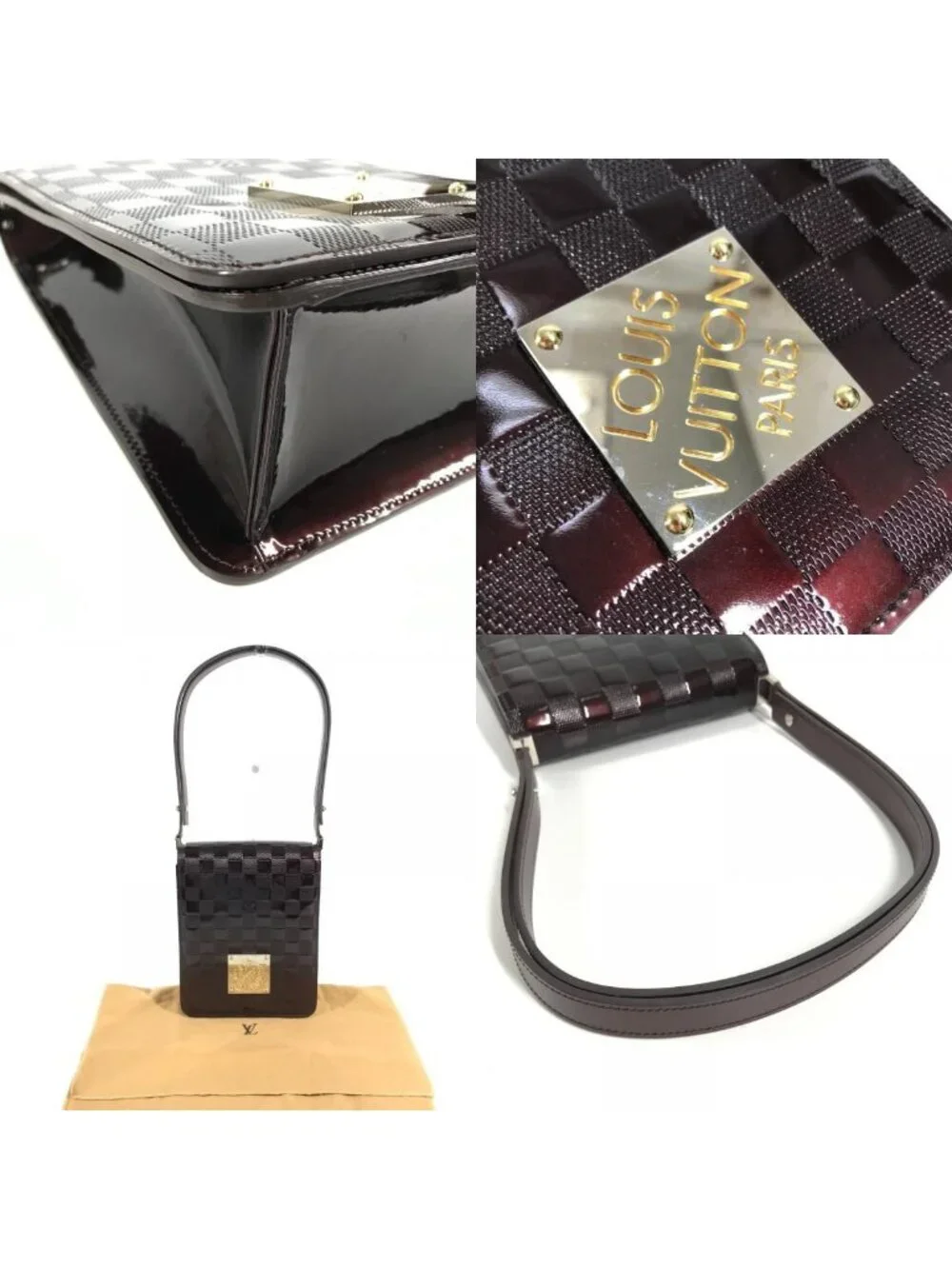 Louis Vuitton Shoulder Bag Club Carmine Purple
